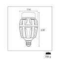 Pikkukuva 2 / 2: LED Lamp E40 MAXIMA 150 W 16490 lm 6500 K