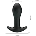 Miniatyrbillede 4 af 10: Pretty Love - Sort Anal Vibrator