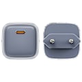 Miniatyrbild 4 av 5: PD 30W GaN3 USB-C nätverksladdare med display, grå