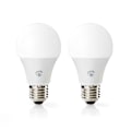 Miniatyrbillede 3 af 9: SmartLife Fuld Farve Pære | Wi-Fi | E27 | 806 lm | 9 W | RGB / Varm til kølig hvid | 2700 - 6500 K | Android™ / IOS | Pære | 2 stk.