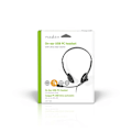 Pikkukuva 9 / 9: PC-headset | On-Ear-Kuulokkeet | Stereo | USB Type-A / USB Type-C™ | Kokoontaitettava Mikrofoni | Musta