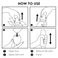 Miniatyrbillede 9 af 11: Jamyjob - Egg Masturbator Red Edition Discret