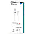 Pikkukuva 2 / 2: USB-A–USB-C-kaapeli 3 m valkoinen