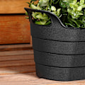Miniatyrbillede 4 af 7: Havekrukke af plast, sort, aflang, 44,5 cm