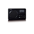 Miniatyrbillede 6 af 8: MPR-035BK Kompakt bærbar FM-radio med LCD-skærm Sort