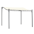 Miniatyrbillede 1 af 10: Pergola Have Gazebo Baldakin Telt Metal, Creme, 297X297Cm