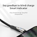 Miniatyrbillede 4 af 9: Kabel USB-A - microUSB 3A med ladeindikator 1,2m sort