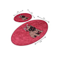Pikkukuva 3 / 4: Bathmat Set (2 kpl) Pink Mopsi