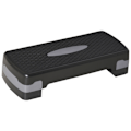 Miniatyrbillede 1 af 10: Stepboard Aerobic Fitness 2-Niveaus Højdejusterbar (10/15 Cm), Motionscykel Stepper, Sort+Grå, 68X29X15Cm