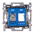 Pikkukuva 1 / 2: EDB02 C Coax TV socket,Niko compatibel,Telenet /VOO