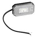 Miniatyrbillede 3 af 7: Forreste positionslygte 12/24V hvid 80 x 44 mm LED