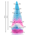 Miniatyrbillede 5 af 9: Epic - Phorcys Blue Tentacle Dildo Big Size