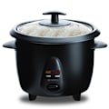 Miniatyrbillede 2 af 9: Riskomfur Mini Keramik 0,6L 300W RK400 Sort