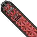Miniatyrbillede 7 af 9: Begme - Red Edition Premium vegansk læderkrave med neoprenfor