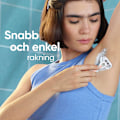Miniatyrbillede 2 af 7: Razor Smooth Sensitive Pink + 2 barberblade