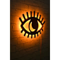 Miniatyrbillede 2 af 9: Dekorativ Led Belysning Evil Eye - Gul