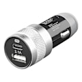 Pikkukuva 1 / 7: 2-tie USB-laturi tyyppi A + C 12V/24V 3100mA