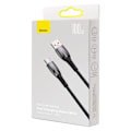 Miniatyrbillede 5 af 9: Glimmer USB-A - USB-C hurtigopladningskabel 2m - sort