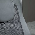 Miniatyrbillede 10 af 10: Kontorstol Direktørstol Højdejusterbar, Ergonomisk, Kunstlæder, Grå, 66X73X108-118 Cm