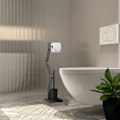 Miniatyrbillede 2 af 9: WC stol sort/grå