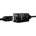 Miniatyrbillede 5 af 9: Ethernet RJ45 netværkskabelstik, sort SÆT med 10 stk.