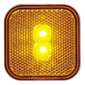 Miniatyrbillede 6 af 7: Sidemarkeringslygte 12/24V rav 65 x 65 mm LED
