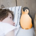 Miniatyrbillede 9 af 9: Zazu Pam - musik nat lys, der lærer søvn rytme, pingvin, grå