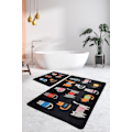 Pikkukuva 1 / 4: Bathmat Set (2 kpl) Black Cats