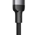 Pikkukuva 2 / 9: Kaapelikaapeli iPhone A10 -sarjan USB:lle - Lightning 2.4A 1.2m musta