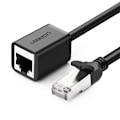 Miniatyrbild 1 av 9: Förlängningskabel för FTP Ethernet partvinnad kabel RJ45 Cat 6 1000 Mbps 5m svart