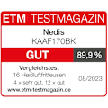 Pikkukuva 6 / 8: Kuumailmakeitin | 7,2 l | Ajastin: 240 min | Esiasetettujen ohjelmien lukumäärä: 8 | Digitaalinen | Musta