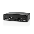 Miniatyrbillede 6 af 9: Digital Audio Switch | 4-vejs | Tilslutninger indgang: DC strøm / 4x TosLink | Tilslutninger udgang: TosLink Hun | Fjernbetjening / Manual / Trykknap
