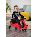 Miniatyrbillede 2 af 9: Vridle bil ride-on legetøj LED hjul røde ECOTOYS