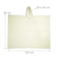 Miniatyrbillede 4 af 8: Engangs poncho sæt med 10 stk Yellow one size