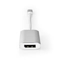 Miniatyrbillede 4 af 7: USB-C™ Adapter | USB 3.2 Gen 1 | USB-C™ Han | DisplayPort Hun / USB-C™ Hun | 4K@60Hz | Power delivery | 0.20 m | Runde | Guldplateret | Flettet / Nylo