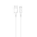GEAR Charging Cable USB-A-USB-C 2.0 3m Vit gen2 Rund Kabel
