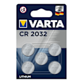 Miniatyrbillede 1 af 2: Varta Lithium CR2032 møntcellebatteri 3V 5 stk i blister