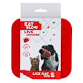 Miniatyrbild 1 av 6: Ät Långsamt Lev Längre Lick Mat Duo S Red