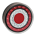 Miniatyrbillede 1 af 5: Baglygte 12/24V 4 funktioner 125mm LED