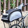 Miniatyrbillede 7 af 9: Cykelkufferttaske med skulderrem, 13l, sort