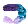 Pikkukuva 2 / 3: Synteettiset hiuspunokset ombre blue/fio W10342
