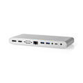 Miniatyrbillede 1 af 9: USB Docking Station | USB 3.2 Gen 1 | USB-C™ Han | DisplayPort Hun / HDMI™ Hun / RJ45 Hun / VGA Hun / 2 x 3.5 mm Hunstik / 2x USB-C™ / 4x USB-A | 0.20