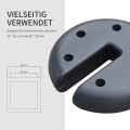 Miniatyrbild 7 av 9: Pavilion Weights Set Med 4 Tältvikter För Bas, 2,2 Kg, Säkert Fäste För Partytält Och Paviljonger