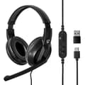 Miniatyrbild 7 av 9: PC headset | On-Ear | Stereo | USB Type-A / USB Type-C™ | Vikbara Mikrofon | Svart