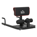 Miniatyrbillede 1 af 10: Sissy Squat Squat Trainer Ben Mavetræner 3I1 Justerbar Op Til 120 Kg Stål Sort 50X97X44,5-56,5Cm