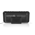 Miniatyrbild 3 av 9: Digital klockradio | LED Display | 1x 3.5 mm Audio Input | Tidsprojektion | AM / FM | Snooze-funktion | Sov timer | Antal alarm: 2 | Svart