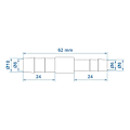Miniatyrbillede 4 af 4: Vandslangereduktion lige 10x8mm pr stk
