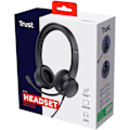Miniatyrbillede 8 af 8: Ayda PC headset 3,5 mm sort