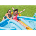 Miniatyrbild 4 av 9: Vattenpool lekplats slide intex 57161
