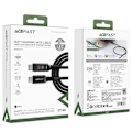 Miniatyrbillede 7 af 7: USB-C - USB-C kabel 100W med display 1,2m sort